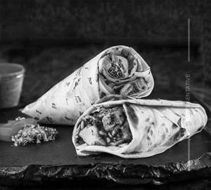 Chilli Garlic Chicken Shawarma (chicken) Roll