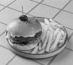 Mushroom & Goat Cheese Burger