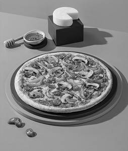 Amalfi Sun Kissed Pizza.