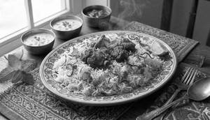 Spl Mutton Dum Biryani (desi Ghee)