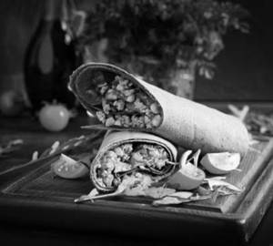 Mexican salsa wrap