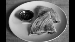 Mushroom Stuffed Paratha