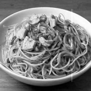 Chicken Garlic  Noodles