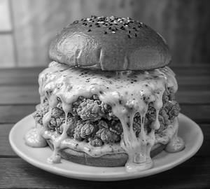 Arabian cheese burger