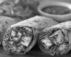 Spicy paneer wrap
