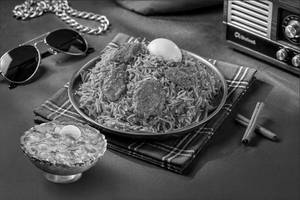 OG Thalaiva Chicken Biryani (Boneless) (Serves 1) with Chicken Haleem (300 Gm)