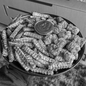 French Fries + Potato Popcorn 