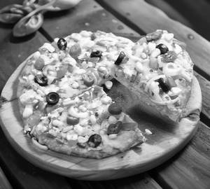 Sweet corn pizza