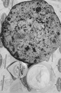 Aloo Paratha With Dahi, Mix Pickle
