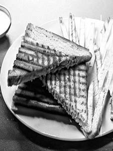 Chicken Seekh Kabab Sandwich