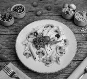 Mushroom Penne Pasta