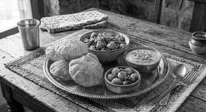 Poori Bhaji + Amrakhand