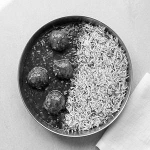 Fried Rice + Manchurian + Water bottle