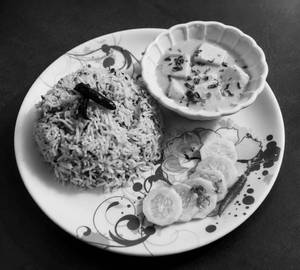 Jeera Rice With Shahi Paneer