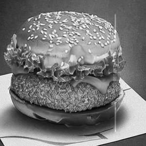 Cheesy Lava Burger