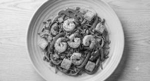Shiitake Mushroom, Broccoli, Tofu & Bok Choy (prawns)