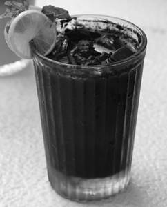 Activated Charcoal Fresh Lime Juice