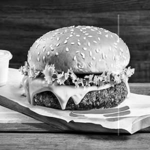 Jain Double Decker Burger