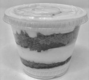 Mini Vanilla Glass Cake