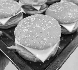 Cheese tikki burger