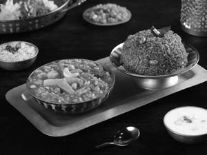 Bisbelebath Ricea Nd Puliyogare Rice