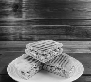 Corn Capsicum Panini Sandwich