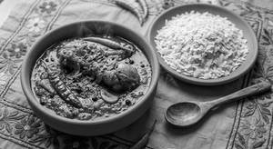 Bihari Chicken Curry With Chuda (flattened Rice)