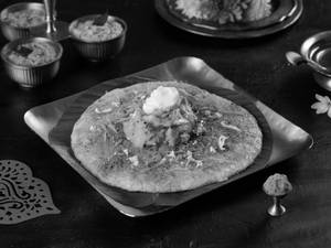 Open Butter Masala Dosa