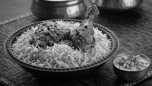 Dumpukht Chicken Raan Biryani (Large / Serves 2)