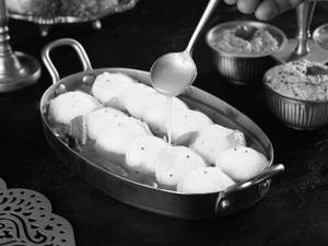 Ghee Sambar Button Idli