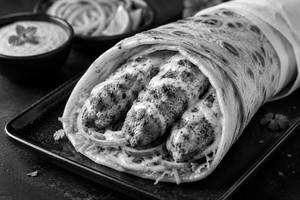 Mutton Seekh Kebab Roll