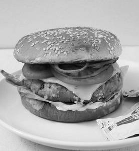 Aloo Tikki Cheese Burger