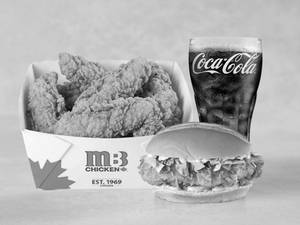 Signature Chicken Wings (4 Pcs) & Mini Mary Burger Combo