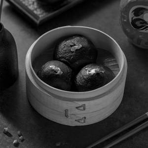 Chicken Charcoal Bao