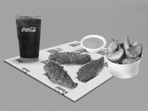 Dynamite Tenders 3 Pcs & Small Taters Combo
