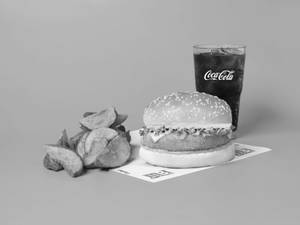 Veg Burger & Small Taters Meal