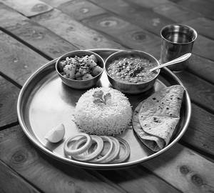 Simple Veg Thali