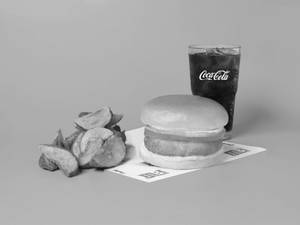 Aloo Patty Burger & Small Taters Meal
