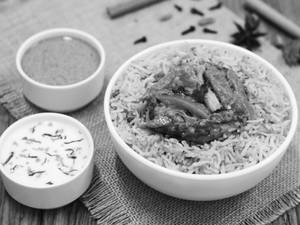 Mini Veg Hyderabadi Biryani