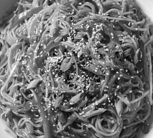 Chilly garlic noodles.