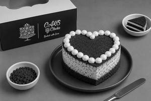 Red Velvet Heart Bento Mini Cake [200 Gm]