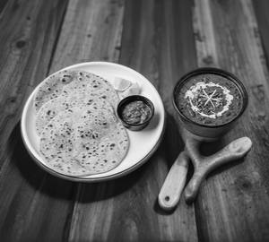Dal Makhni With 3 Butter Roti