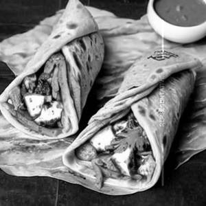 Paneer Paratha Shawarma Roll 