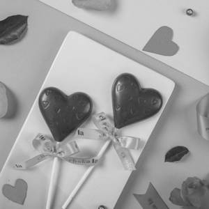 Milk Chocolate Heart Lollipop [1 Pcs]