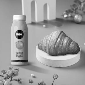 Butter Croissant with Raw Juice