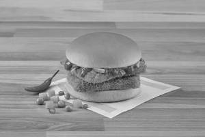 Chicken schezwan burger