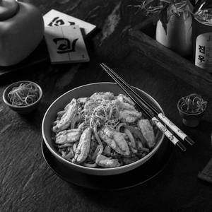 Udon Noodles With Truffle Oil Chicken