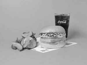 Spicy Paneer Supreme Burger & Small Taters Meal