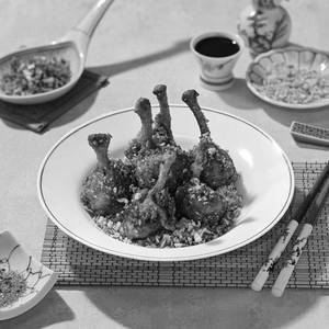 Devil's Chicken Lollipops
