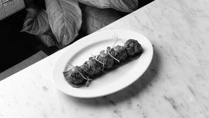Truffle Mushroom & Cheese Kebab